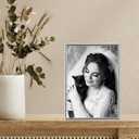 Lawrence Frames Simply Metal Picture Frame, 5 by 7-Inch, Silver