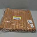 Saro Lifestyle Textured Wooden Bead (14"x108", Orange)