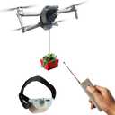 Universally Drone Airdrop System Release Device Payload Delivery Transport Drop, for DJI Mini5 Pro/Mini4/Mini3/Mini2/Air3/Air2/Air2S/Mavic4/Mavic3/ Mavic Series Drone Accessories (Airdropper Device)