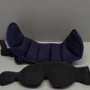 Travel Pillows for Airplanes, Neck Pillow with Eye Mask for Sleeping Long Flights, Travel Pillow for Car, Road Trip Car Headrest, FSA HSA Eligible Approved Travel Accessories, Purple