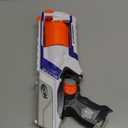 NERF N Strike Elite Strongarm Toy Blaster with Rotating Barrel (White)