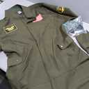 Morph Pilot Costume Men, Fighter Pilot Costume, Aviator Suit, Halloween Costumes Adult, Halloween Costumes Mens (Medium)