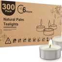 Tea Lights Candles 300 Pack 6 Hours, Tea-6H-300Pack