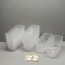 Really Good Stuff Durable Book and Binder Holders - 12 Pack (Clear)