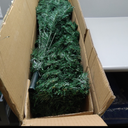 7 ft. Green PVC Hinged Xmas Pine Artificial Christmas Tree