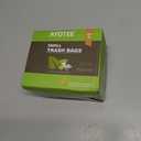 AYOTEE 150 Count Compostable Trash Bags 1.2 Gallon Small Trash Bags, Small Compost Bags for Countertop Bin, Unscented Biodegradable Trash Bags Small Garbage Bags for Bathroom Home Kitchen Office