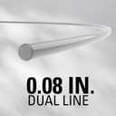 6 x Greenworks 0.080" Dual Line Bump Feed Replacement String Trimmer Line Spool ( Compatible With Trimmer Model # 21161, 21025, 21387)