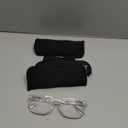 Large Reading Glasses Mens Oversized Wide Readers 4.00 Lightweight Clear Magnifying Cheaters for Men W/Big Head 4 Pack