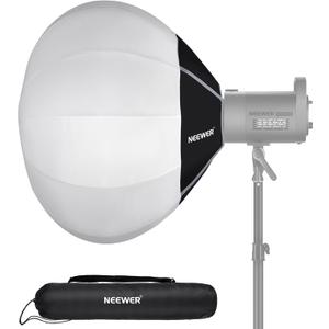 NEEWER 26"/65cm Lantern Softbox, Quick Release 360 Light Diffuser Bowens Mount Softbox with Lightweight Nylon Alloy for RGB CB60 CB60B CB200B MS60B MS60C MS150B Continuous LED Video Lights, NS26L