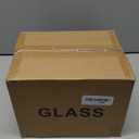 4 Pack Ceiling Fan Light Covers, Transitional Style Replacement Bell Shaped Glass Shade Ceiling Fan Replacement Globes (Alabaster, 4-3/4'')