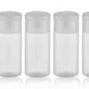 2 x Travel Bottles for Toiletries 0.6 oz - Travel Size Shampoo and Plastic Containers Tsa Approved - Empty Squeeze Sanitizer Lotion Toiletry - Refillable Hand Liquid Mini Bottles Clear 6PCS