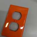 Replacement for Leviton PJ8-IG 1-Gang Duplex, Midi Nylon Wall Plate, Orange