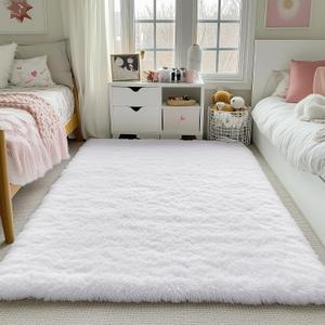 White Soft Area Rug For Living Room, Bedroom, Office, Hallway 160"L x 116"W (No Brand)
