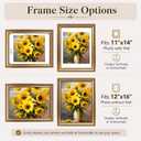 JCJMY 12x16 Vintage Picture Frame with 11x14 Mat Set of 2, Elegant Retro 12 by 16 Photo Frame with Shatter-Resistant Plexiglass for Wall Hanging, Gallery Decor & Gift, Gold, 2 Pack