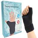 Wrist Ice Pack Wrap, Refreezable Gel Compression Support-Hand Ice Pack, Hot & Cold Compress-Ice Wrist Wrap Relief Pain for Carpal Tunnel, Arthritis, Tenosynovitis, Tendinitis, Swelling and Sprains (Black)