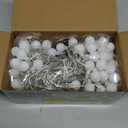 Globe String Lights, 59 Ft 100 LED Christmas Lights with Remote Timer, Connectable Plug in Twinkle Lights for Bedroom Wedding Classroom Indoor Outdoor Decor, Warm White