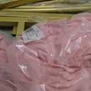 7.2ft Round Backdrop Stand and Dusty Rose Covers 1 Stable Balloon Arch Stand with Base and 1 Polyster Circle Arch Cover Metal Wedding Arch Backdrop Stand Frame for Party Baby Shower Garden Decoration