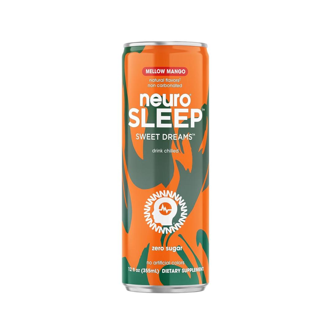 Neuro Sleep Mellow Mango, 12 Fl Oz Can (Pack of 12), BB: 06/03/26