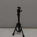 Mini Tabletop Tripod Microphone Mic Stand Holder with 1/4 Inch Threaded for Meetings Lectures Speaking 