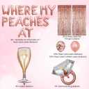 Bachelorette Party Decorations Supplies Bridal Shower Decor Bride Balloons Rose Gold Bachelorette Decorations Bride To Be Bachelorette Balloons Where My Peaches At Bachlorette Party Naughty