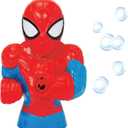 Little Kids Marvel Spider-Man Action Bubble Blower Machine, Includes Bubble Solution, Multi