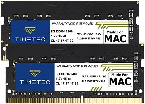 Timetec 16GB Kit (2x8GB) DDR4 2400MHz PC4-19200 SODIMM RAM Upgrade for 2017 iMac 27/21.5-inch Retina & Non-Retina 4K Models (iMac 18,1 / 18,2 / 18,3)