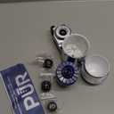 PUR Plus Vertical Faucet Mount Water Filtration System, Lead-Reducing Filter, Great-Tasting, Easy Install, Lasts 100 Gallons, Faucet Water Filter, Compatible with Sinks with External Aerators, Chrome