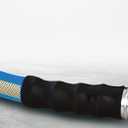 BluSeal Hot/Cold Water Rubber Garden Hose, 100% Rubber, Ultra-Light, Super Strong, 500 PSI, 50F to 190F Degrees, High Strength Polyester Braided (5/8" x 10')