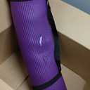 Gaiam Essentials Thick Yoga Mat Fitness & Exercise Mat with Easy-Cinch Carrier Strap, Purple, 72"L X 24"W X 2/5 Inch Thick, 10mm