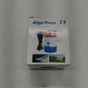 Amarine Made 1100gph 12v Boat Marine Plumbing Electric Bilge Pumps (1100gph 12v 3AMP 5AMP-Fuse 29MM ID Hose) White
