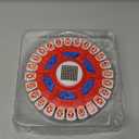 Word Game for Kids & Adults with 2 Modes,144 Topic Categories 36 Cards Pressing Games,Fun Fast-Paced Stop Game,LCD Display Timer Family Board Games for Christmas & Birthday Gifts (Red)