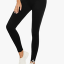 Leggings for Women-Workout High Waisted Tummy Control Non See Through Super Soft Black Legging Yoga, Medium