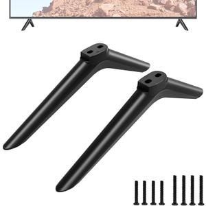 TV Stand for Hisense TV Legs, Only for Hisense 40" 43" TV 40H5590F 40H4F 40H3F9 40H4030F1 43H4F 43H4030F 43H4030F1 TV Stand with Screws Set, Easy to Install, Black