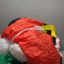 12 Ft Giant Christmas Inflatable Black Santa Claus Outdoor Decoration Blow Up Candy Cane Gift Bag Christmas Decorations with LED Lights 11 Stakes 4 Tethers for Yard Lawn Garden Home Party Xmas Decor