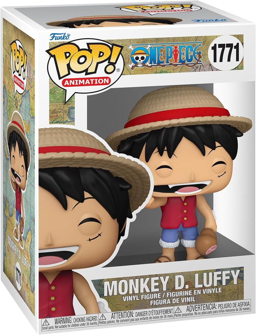 Funko POP Animation: Monkey D. Luffy - One Piece - Collectable Vinyl Figure - Gift Idea - Official Merchandise - for Kids & Adults - Anime Fans - Model Figure for Collectors