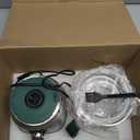 Versatile Kitchen Grinder | 500W Electric Mill | Grinds Spices, Nuts, Grains, Coffee | 3 Stainless Steel Blades | Dry Use (Green)