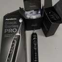 Aquasonic Black Series PRO  Ultra-Whitening Electric Toothbrush  5 Modes & Smart Timers  Premium Travel Case & 6 Proflex Brush Heads  ADA Accepted Toothbrush (1 Count (Pack of 1))