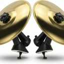 Car Cymbal Crash Air Vent, 2 Pack, Gold