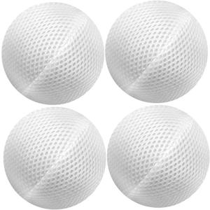Hot Tub Scum Absorber, Ice Bath Cleaner, 4PCS 3 Inch Round Hot Tub Scum Absorber, Washable Reusable Cold Plunge Filter, Pool