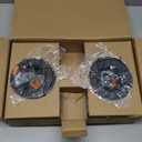 EDISHINE 10000LM LED Flood Light Outdoor,2 Pack 73W Outdoor Security Light, 5000K Daylight White, IP65 Waterproof Flood Lights for Garage, Backyard, Patio, Garden, Porch, Stair