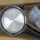 Prestige Popular Aluminum Pressure Cooker, 5 L, Silver