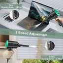 Air Duster - Electric Air Blower - 5.74oz High Power Cleaning for Computer - PC - 2 Gear Compressed Air (Green)