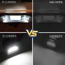 D-Lumina LED License Plate Lights Assembly Compatible with 1999-2013 Chevy Silverado GMC Sierra 1500 2500 3500 HD Suburban Tahoe Cadillac Escalade EXT Yukon XL, Rear Plate Lamp 6000K White 2-Pieces