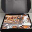 Lumibricks Steampunk Ore Factory Lighting Building-Bricks Set, 3138 Pcs Interactive Mechanical Factory Collection Display Set for Adults and Steampunk Lovers