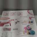 SENTRO 48 Needles Knitting Machine with Electric Adapter, Smart Weaving Loom Round Spinning Crochet Knitting Machines with Row Counter and Crank Handle Adapter Hex Steel Bit for Automatic Knit