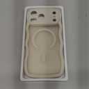 DOMAVER for iPhone 17 Pro Max Case for Women, 1X Screen Protector+1X Wrist Strap, [Compatible with MagSafe] [Full Camera Protection] Cute Wave Matte Phone Case for iPhone 17 Pro Max, Stone White