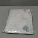 Horaldaily Spring Tablecloth 52×70 Inch Rectangular, Watercolor Flowers Washable Seasonal Table Cover for Party Picnic Dinner Decor (White)