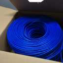 | CAT6 Plenum Cable 1000ft | UTP, 23AWG, 550MHz | DSX-8000 Certified | Most Certified Cable of The Whole Market (Blue)