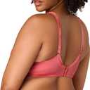 Playtex Women's Wireless Bra, 18 Hour Plus-Size Bras, Ultimate Lift, Moisture-Wicking, Single Size 36B (Red)