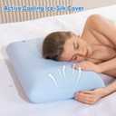 Memory Foam Pillows, Breathable Cooling Pillow, Patented Ergonomic Cervical Pillow for Neck Pain Relief, Soft Bed Pillow for Side, Back and Stomach Sleepers
